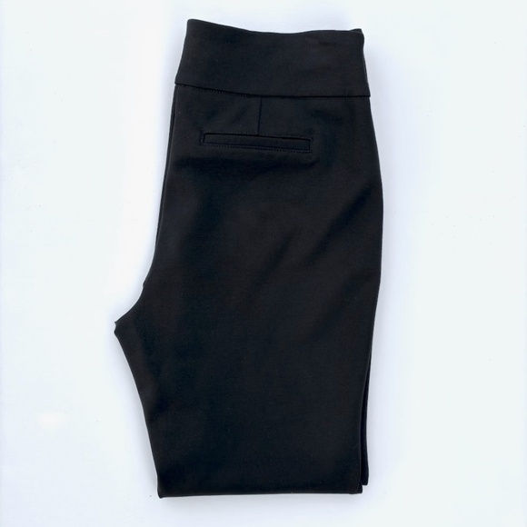 Charter Club Cambridge Slim Petite Black Slacks - Picture 2 of 4